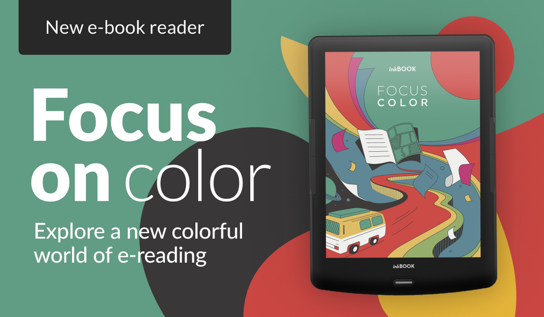 PREMIERE: inkBOOK Focus Color 7.8" e-book reader