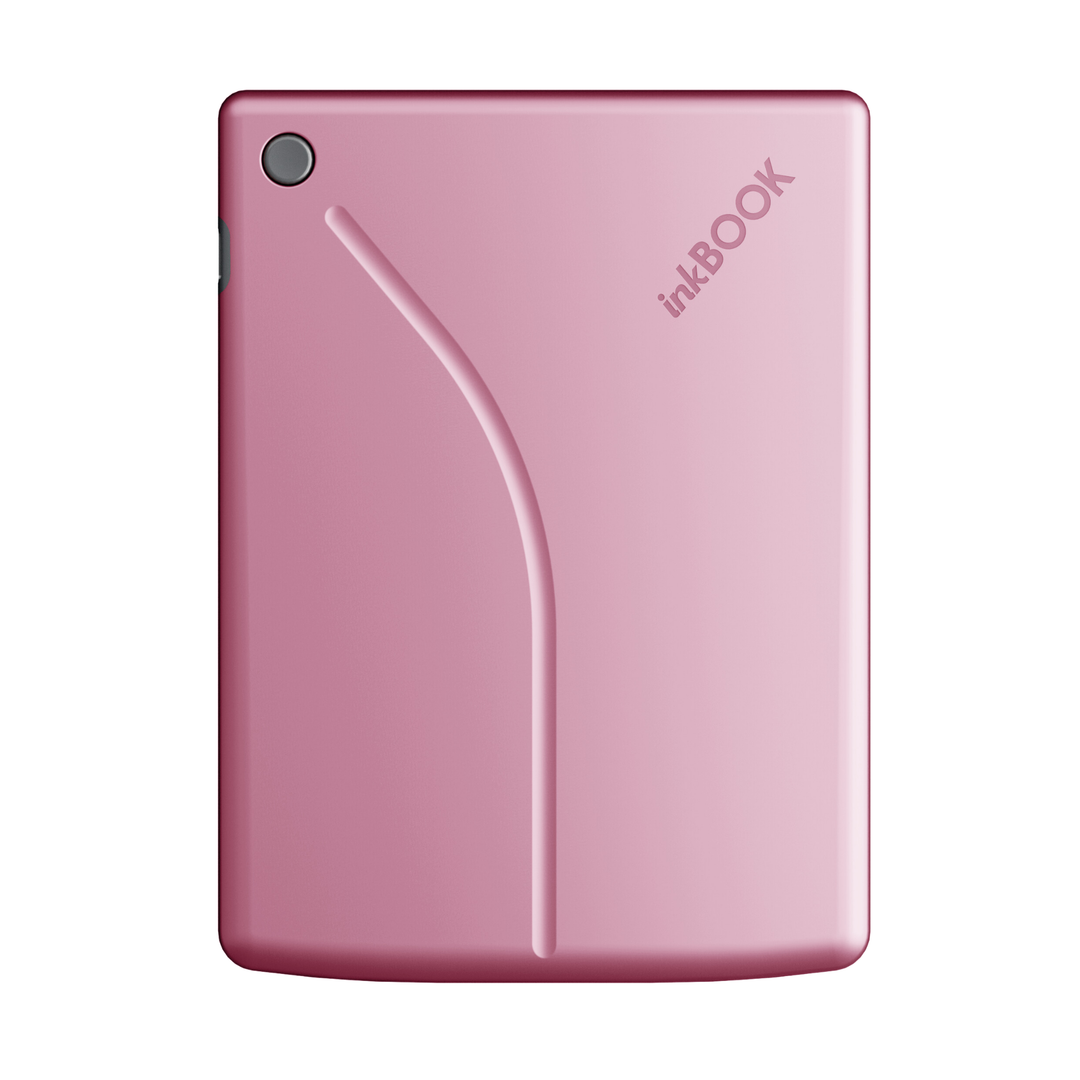 e-book reader inkbook solaris pink back